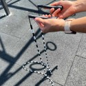 Black and White Beaded Jump Rope | WODANDGO