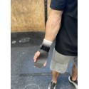 Black GYM BLACKGRIP V2 Grips whitout holes | WODANDGO