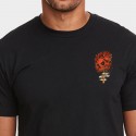 Men's Black T-Shirt FLOOR ON FIRE | JUSTHANG