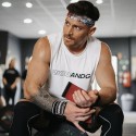 Pack de maniques sans trous GYM et Wristband Rich POWERGRIP caoutchouc rouge | WODANDGO