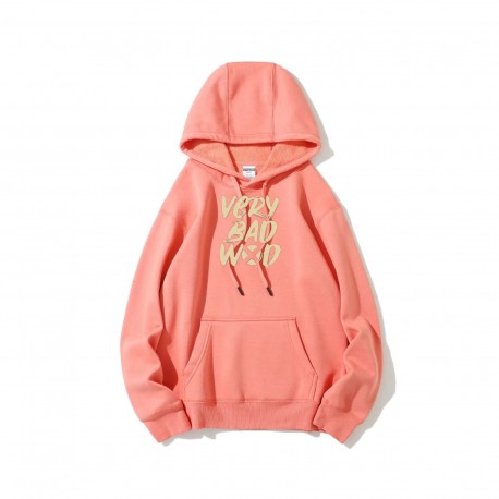 Sweat à Capuche Pour Homme - Rose Corail - PULL AND BEAR - Mode