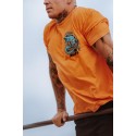 T-Shirt Homme orange PREPARE FOR THE UNKNOWN | ROKFIT