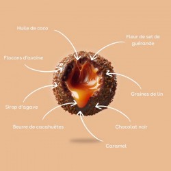 Pack of 3 Energy Balls MONKA BALLS - CARAMEL | MONKA
