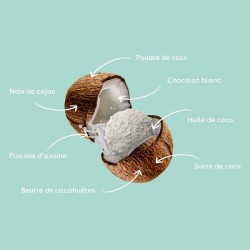 Pack of 3 Energy Balls MONKA BALLS - COCONUT | MONKA