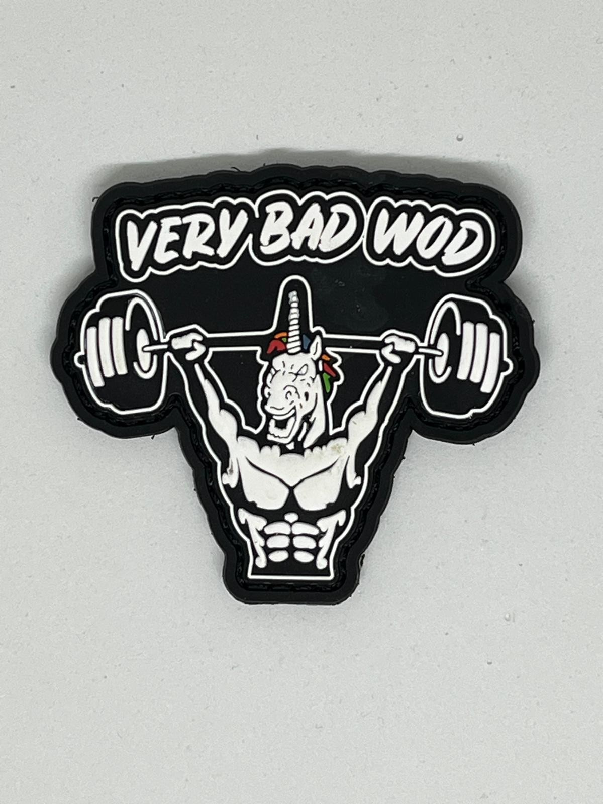Patch PVC 3D velcro noir UNICORN SOLDIER | VERY BAD WOD — Noir · Taille TU
