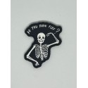 Patch PVC 3D velcro noir DO YOU EVEN FLEX pour athlète | VERY BAD WOD