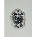 Patch PVC 3D velcro blanc RIP MY GRIP pour athlète | VERY BAD WOD