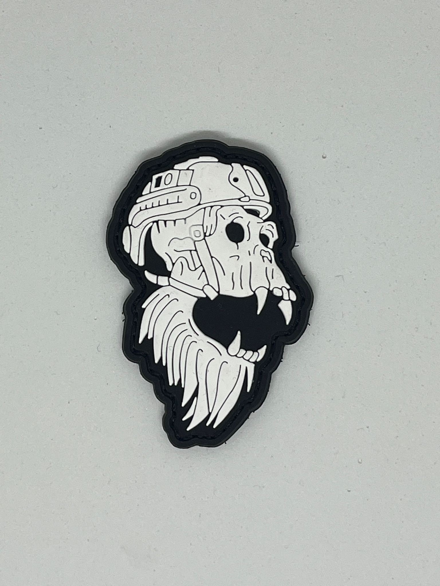 Patch PVC 3D velcro noir GORILLA | VERY BAD WOD — Noir · Taille TU