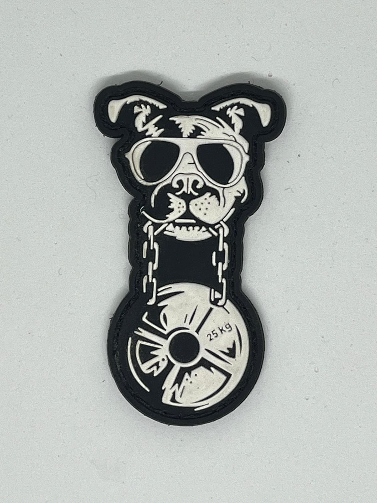 Patch PVC 3D velcro noir CANIWOD | VERY BAD WOD — Noir · Taille TU