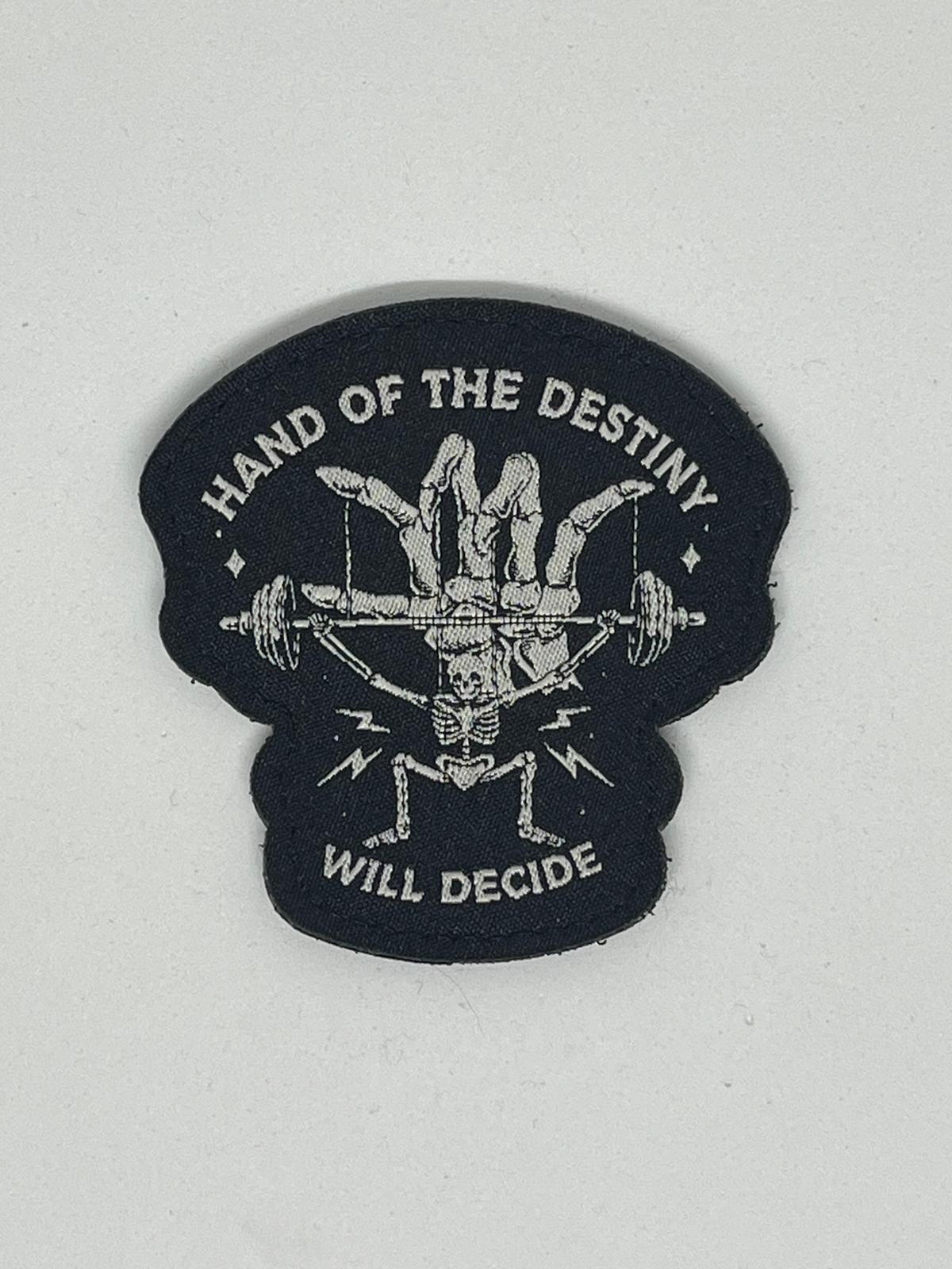 Patch tissage velcro noir HAND OF DESTINY | VERY BAD WOD — Noir · Taille TU