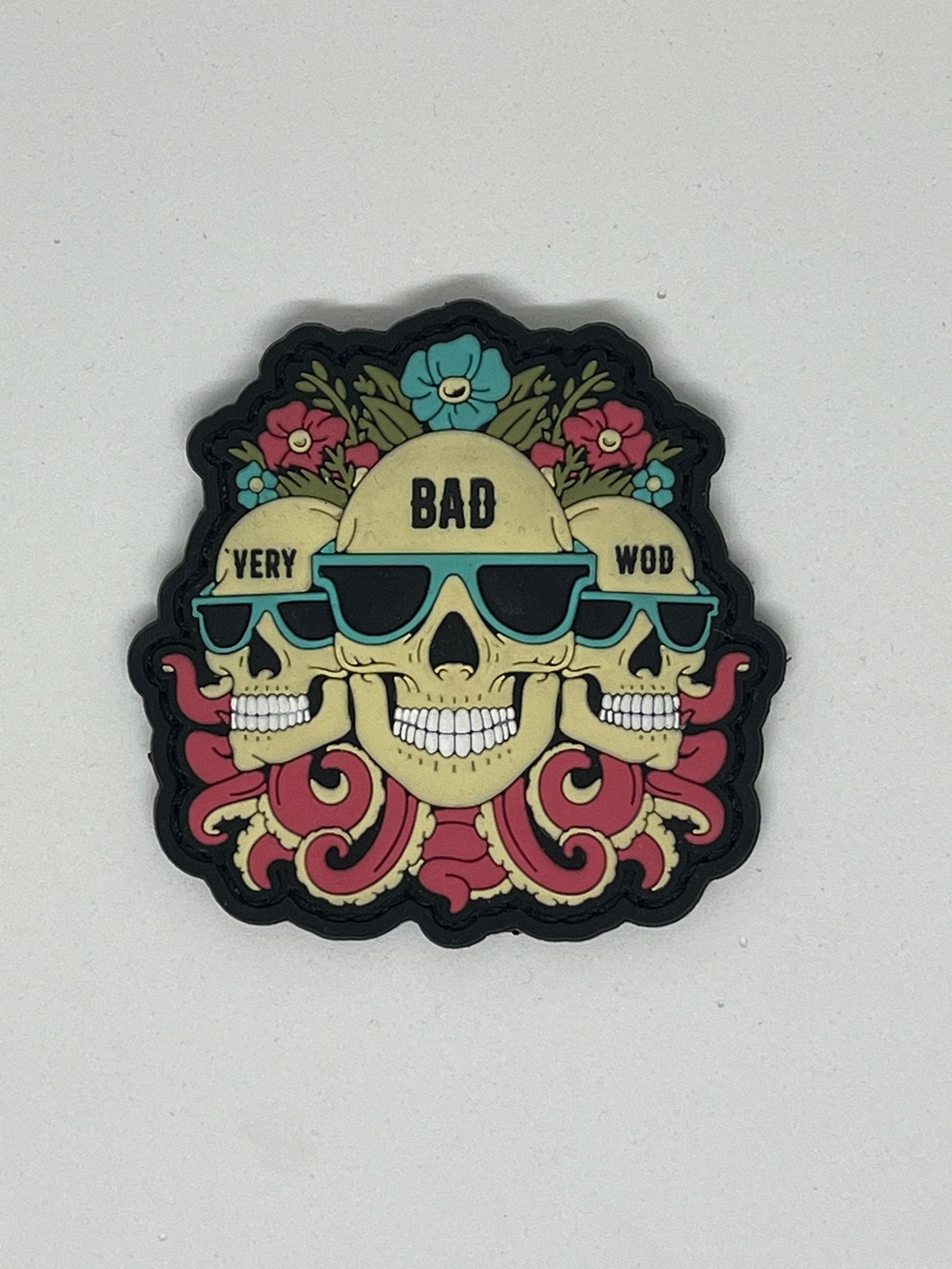 Patch PVC 3D velcro noir ALWAYS WITH MY BUDDY'S | VERY BAD WOD — Noir · Taille TU