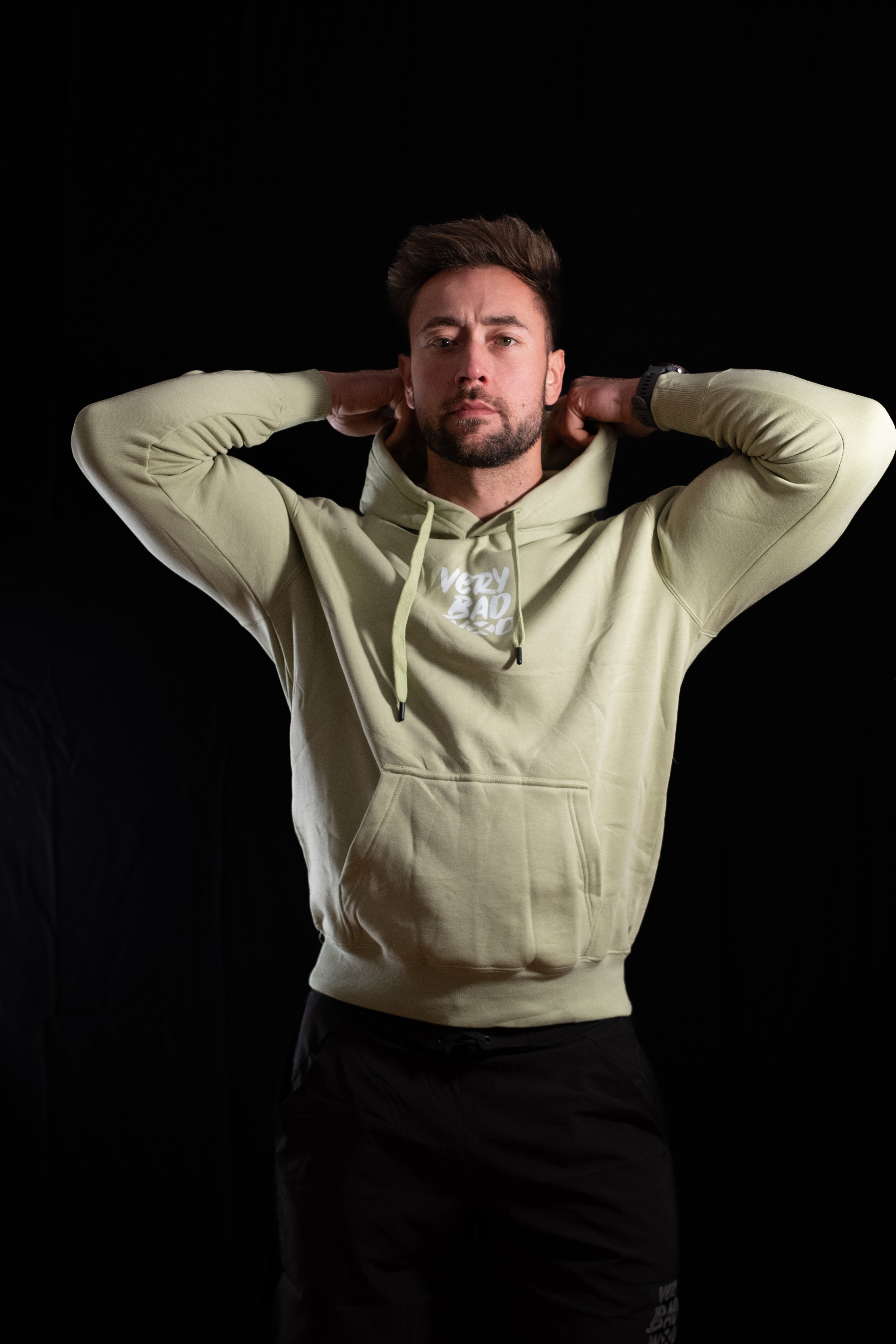Sweat capuche unisexe THE SWEETY Vert Pomme | VERY BAD WOD — Vert · Taille M