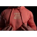 Sweat capuche unisexe rose THE SWEETY Corail | VERY BAD WOD