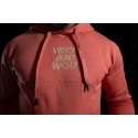 Sweat capuche unisexe rose THE SWEETY Corail | VERY BAD WOD