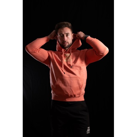 VESTE CAPUCHE DECOR CORAIL ASSORTI AU LEGGING - Andréa Sport Twirling