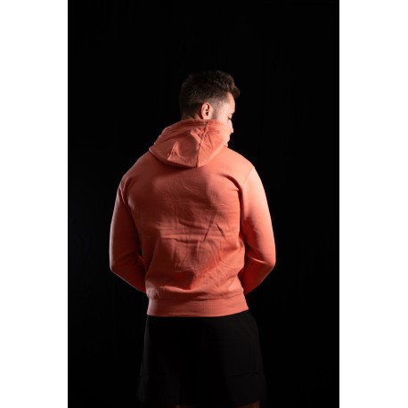 Sweat-shirt corail kangourou à capuche pour homme Bolf B1004 corail