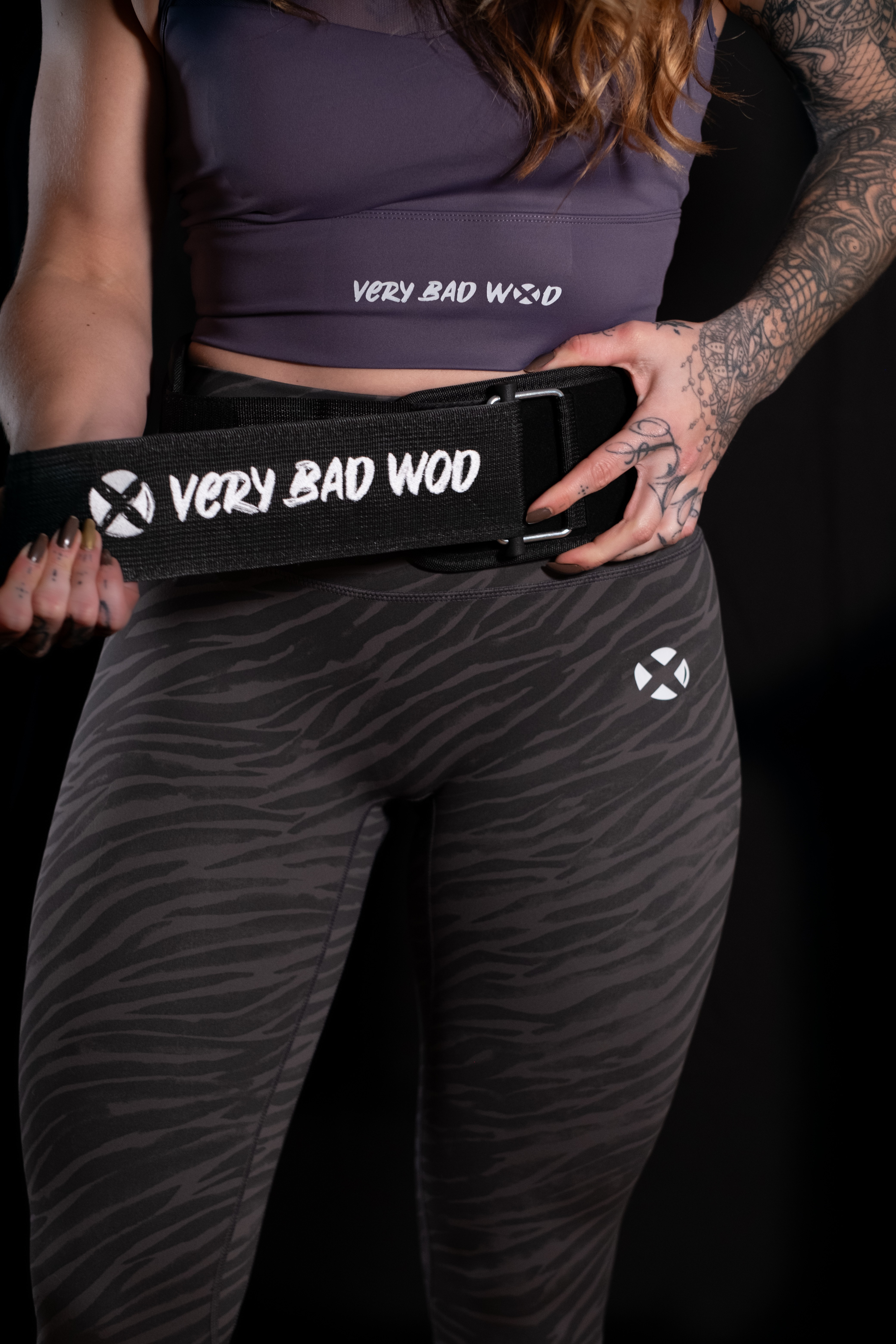 Ceinture d'haltérophilie Noire VELCRO | VERY BAD WOD — Noir · Taille XXS