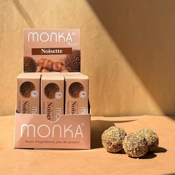 Monka Balls Noisette - Pack 12x3 Energie Balls BIO