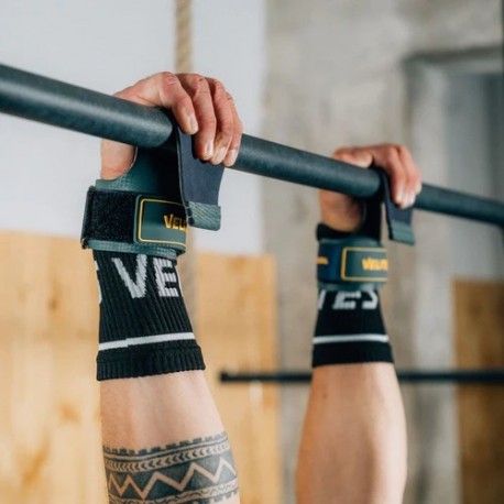 Gants De Crosstraining Velites Quad Ultra - Sans Magnésium - Taille M - Vert - Pour Gymnastique, Haltérophilie