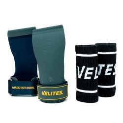 Maniques VELITES Quad Ultra vert foncé pour CrossFit® sans magnésie