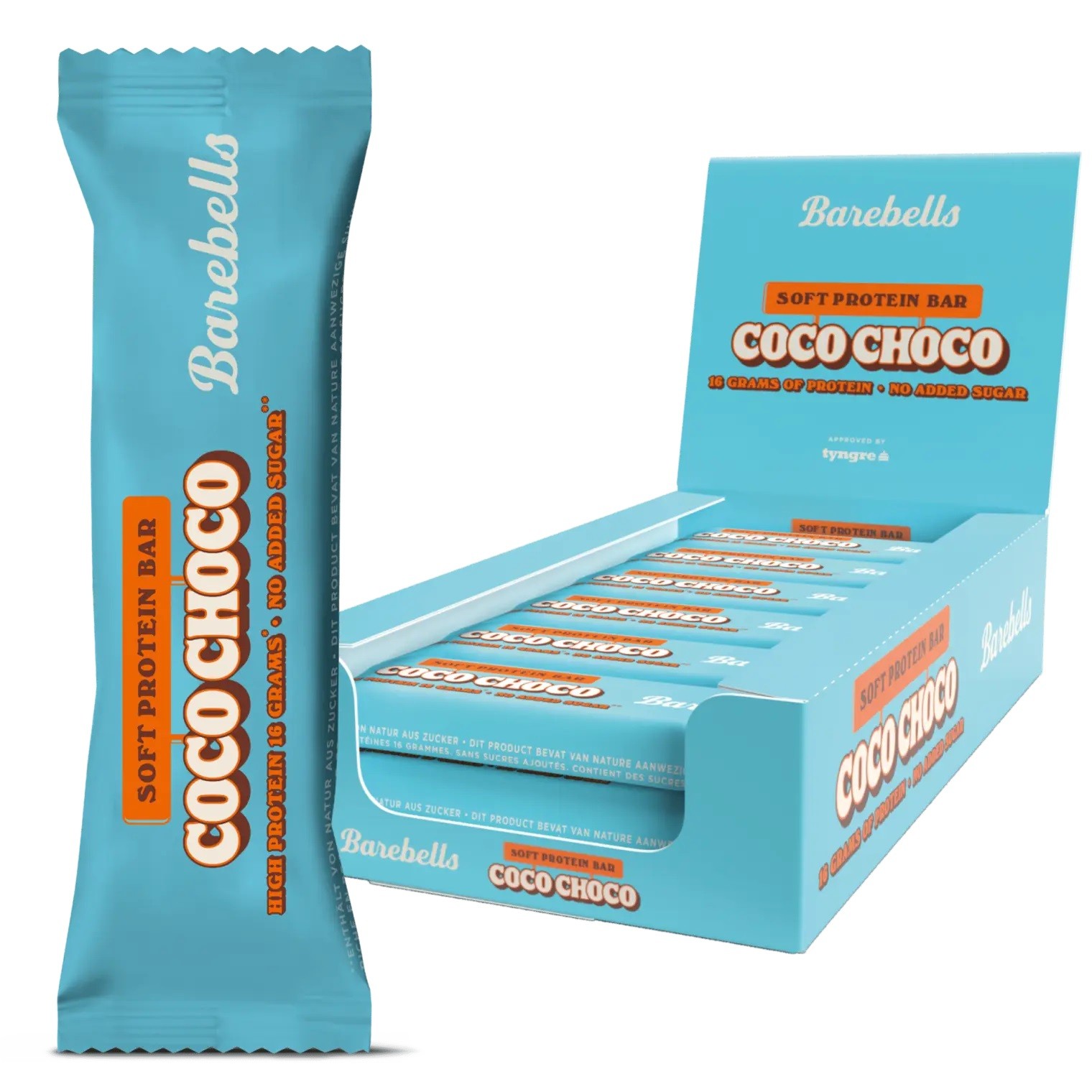 Pack de 12 Barres protéinées COCO CHOCO | BAREBELLS — 12 x 55 Gr · Taille TU