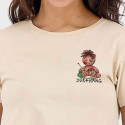Crop Top Sport Femme beige - Master of Your Decisions - Justhang