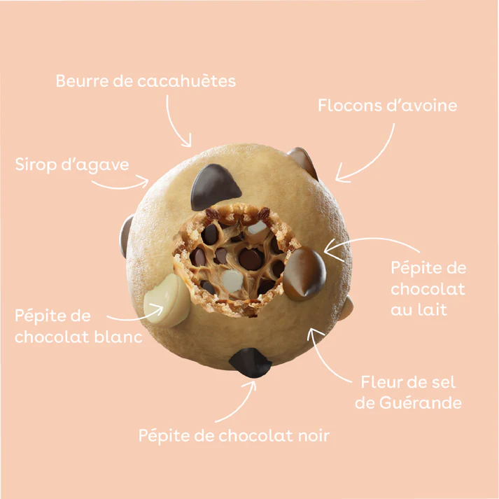 Monka Balls - Boite de 3 Energy Balls Cookie 3 Chocolats, Bio & Vegan — 3 chocolats · Taille 3 x 18 Gr