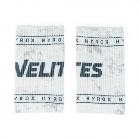 Bandes de poignets HYROX blanches Velites – Édition spéciale