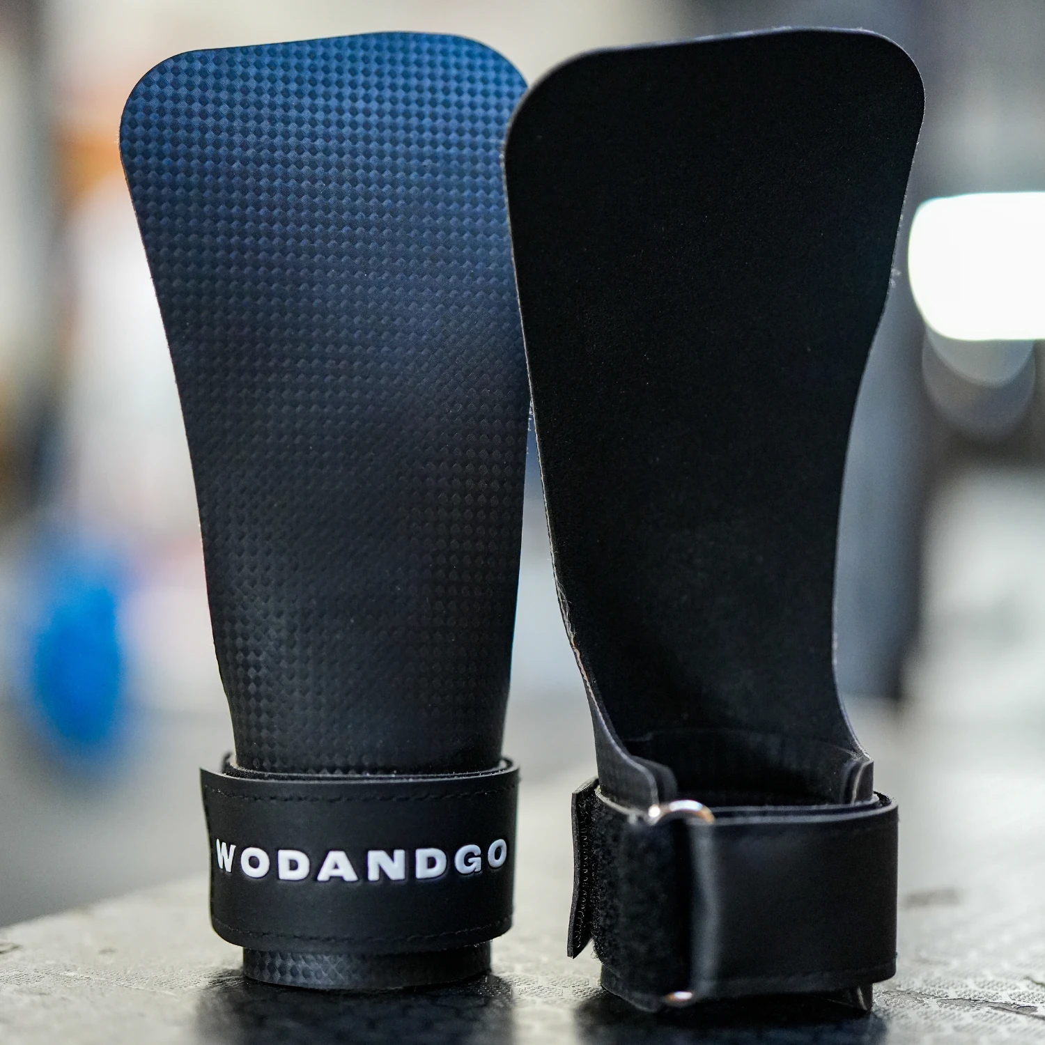 Maniques Gym POWERGRIP Fusion noir  - WODANDGO — Noir · Taille M
