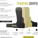 Black PHOENIX Grips without holes| PICSIL
