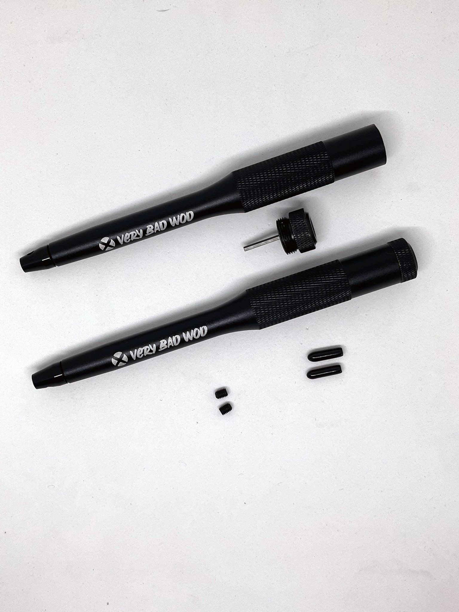 Poignées corde à sauter Velocity 2.0 Very Bad Wod - Noires, aluminium rapide — Taille Noir