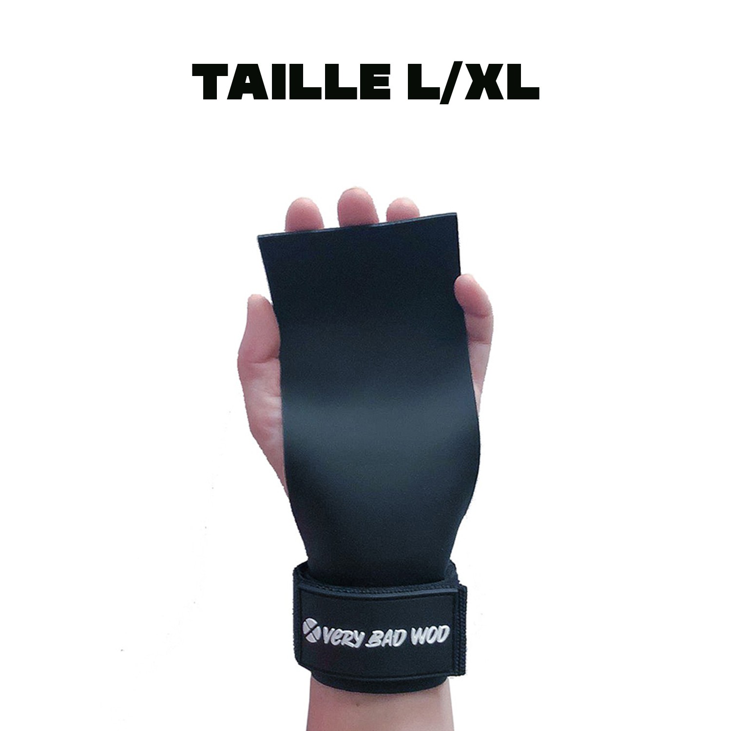 Maniques Cross Training Gecko L/XL - Grip total toute surface — Noir · Taille L-XL