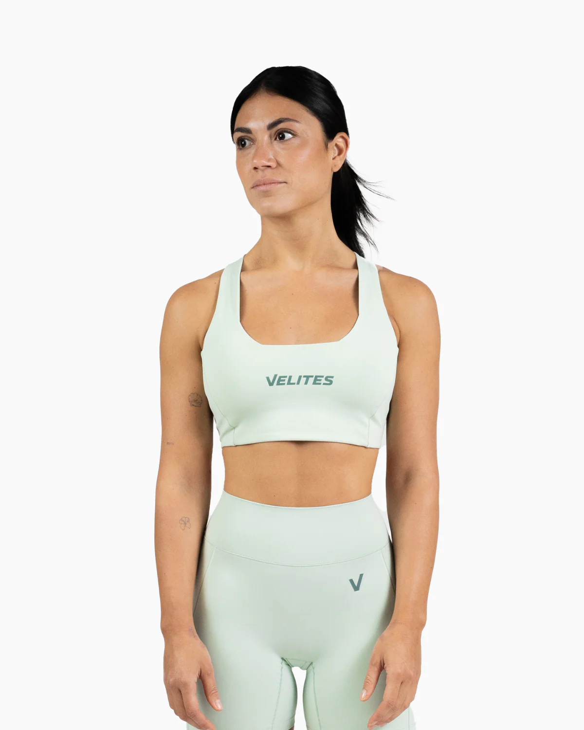 Brassière VELITES HOLO Low Neck - Vert Mojito Medium Impact — Vert · Taille S