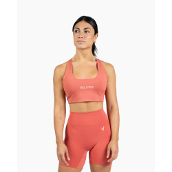Brassière VELITES HOLO Low Neck – Rose Raspberry Medium Impact