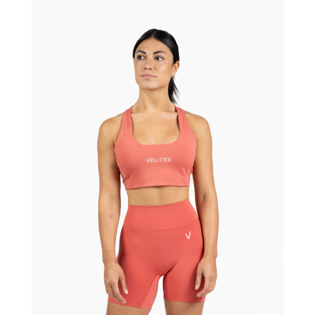 Brassière VELITES HOLO Low Neck – Rose Raspberry Medium Impact
