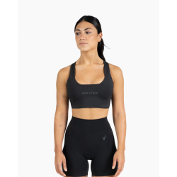 Brassière VELITES HOLO Low Neck noire vue de face