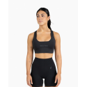 Brassière VELITES HOLO Low Neck – Noir Intense Medium Impact
