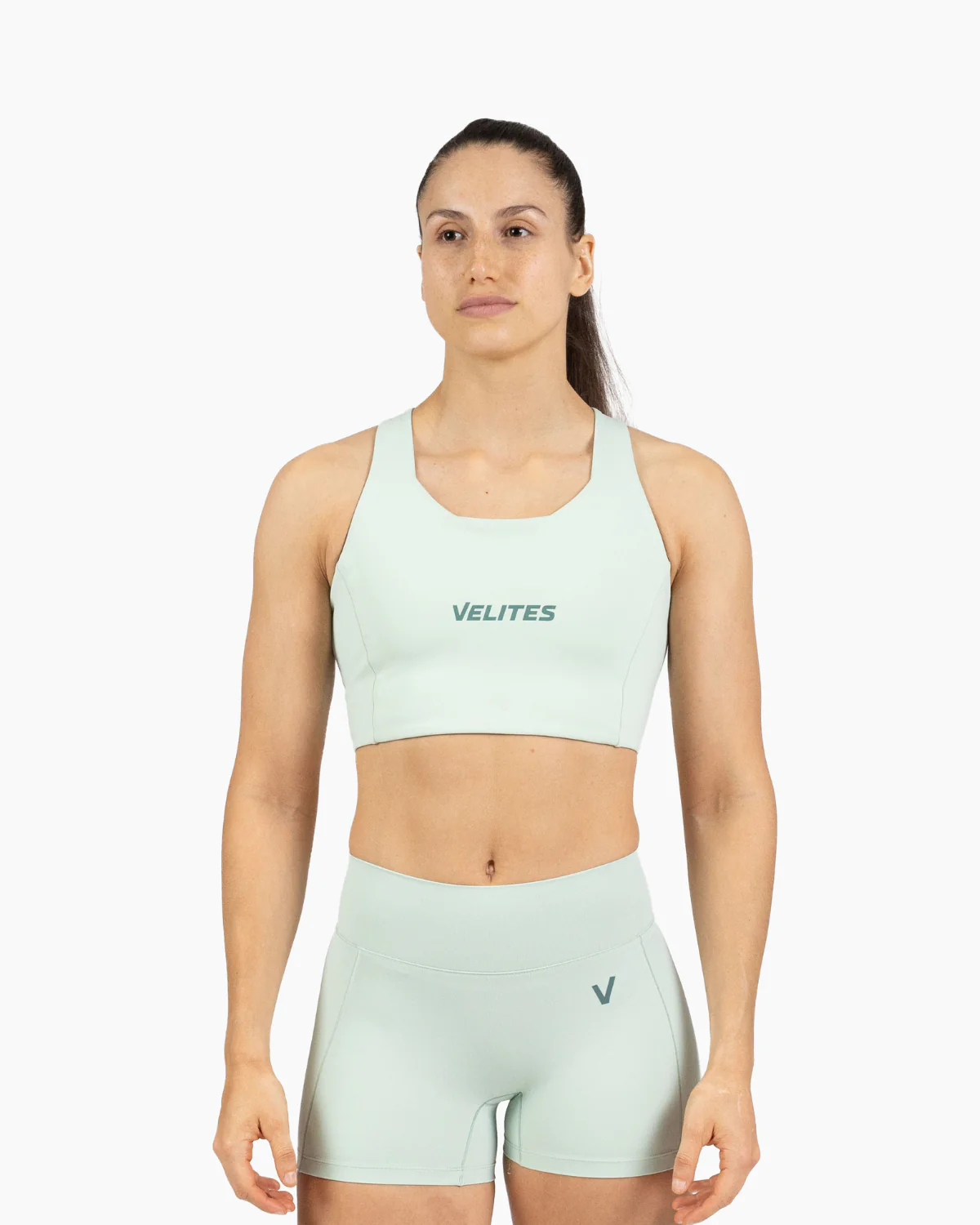 Brassière VELITES HOLO High Neck vert mojito - maintien moyen — Vert · Taille L