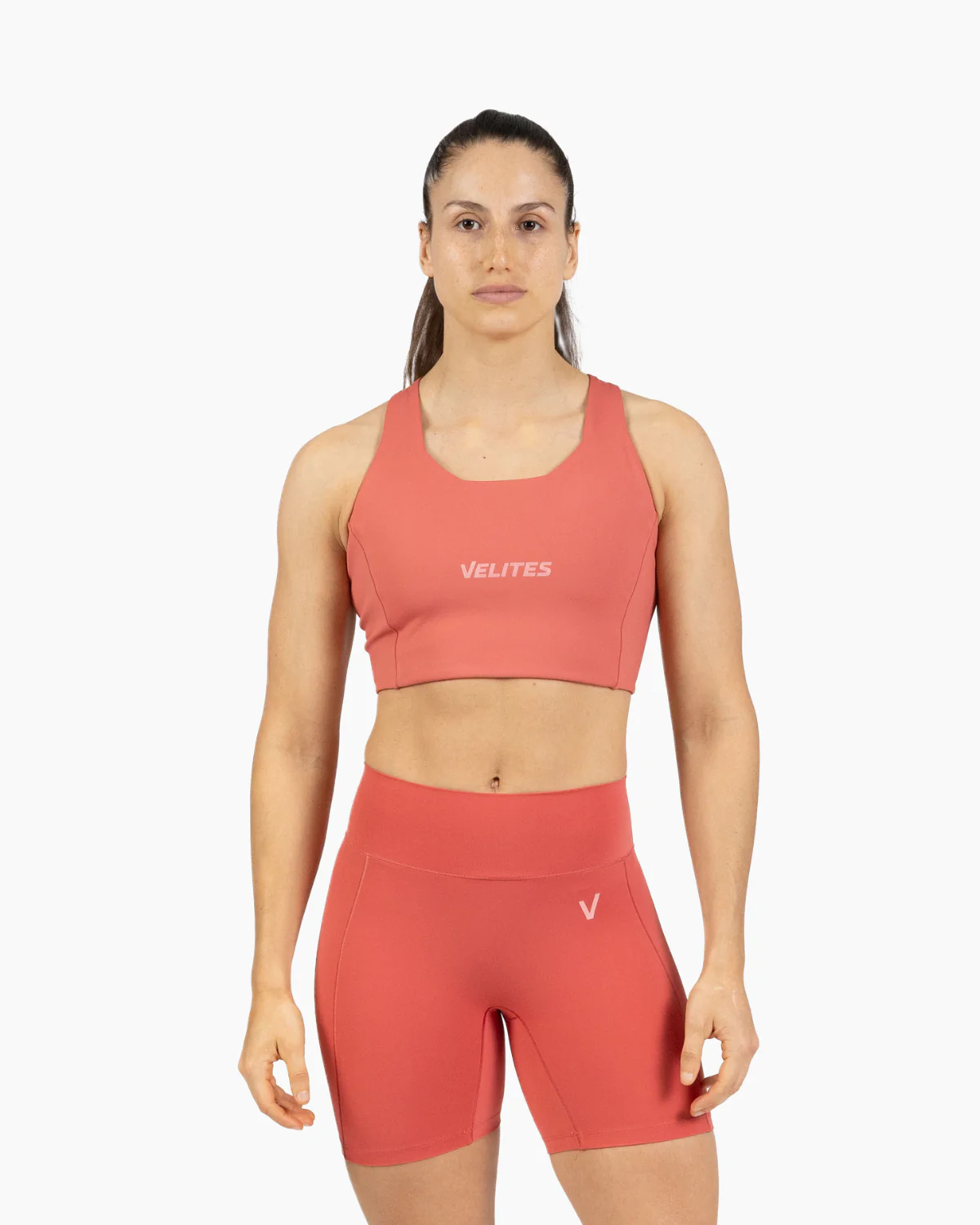 Brassière VELITES HOLO High Neck rose raspberry - maintien moyen — Rose · Taille M