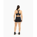 Brassière noire idéale pour fitness, yoga, haltérophilie, boxe