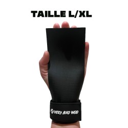 Maniques Komodo Kevlar noir vert L/XL – grip extrême pour CrossFit®