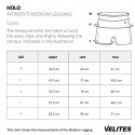 Short femme Holo mi long VELITES noir – Haute performance