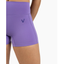 Short compression femme violet Wisteria – squat-proof et stylé