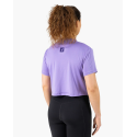 Crop top sport femme HOLO violet Wisteria VELITES