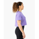 Crop top respirant anti-odeur pour fitness violet Wisteria