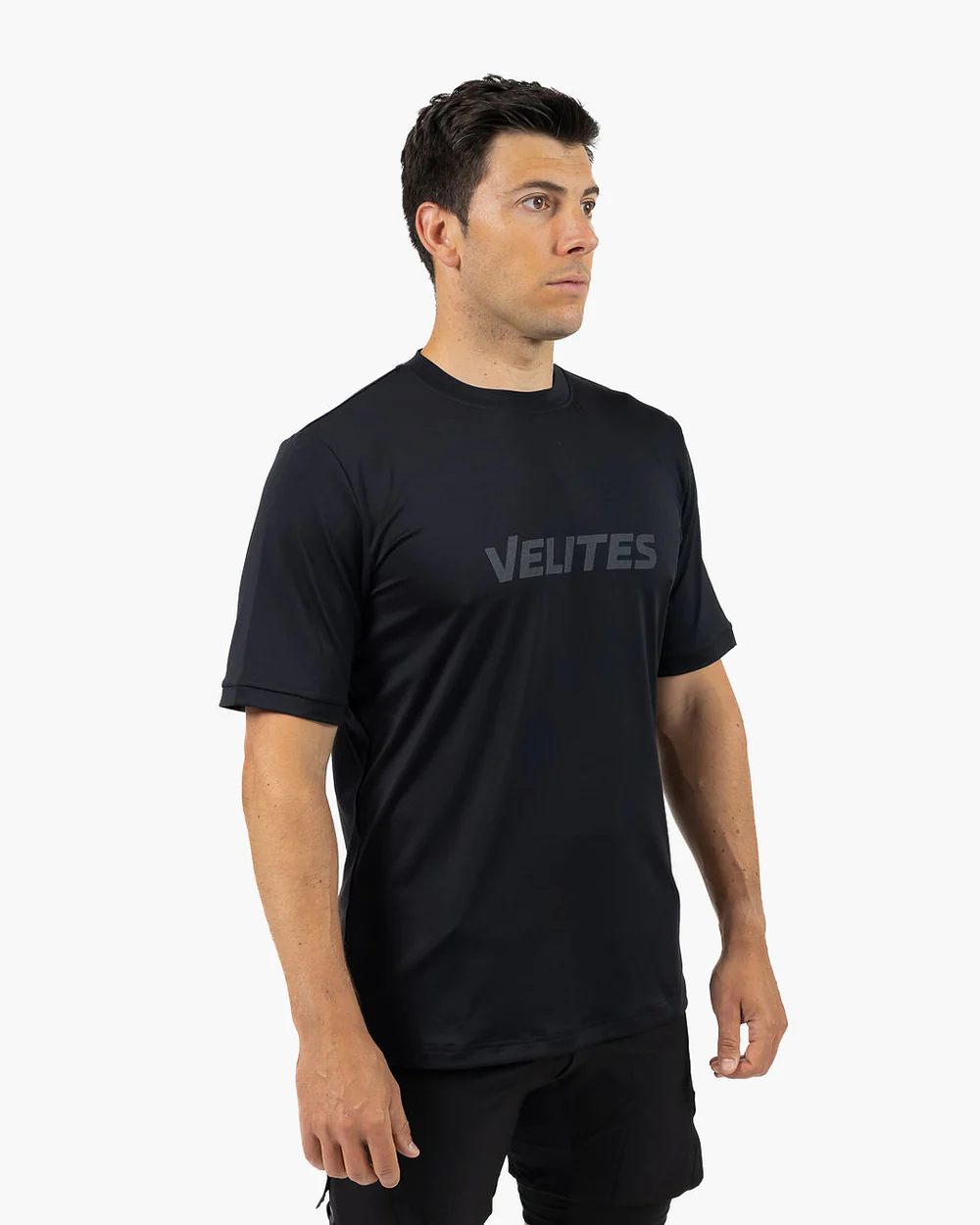 T-shirt HOLO Basic VELITES noir - Performance unisexe — Noir · Taille L