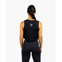 Tank crop top fitness technique noir – Taille XS à L