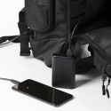 Sac sport grande capacité Picsil noir avec housse imperméable