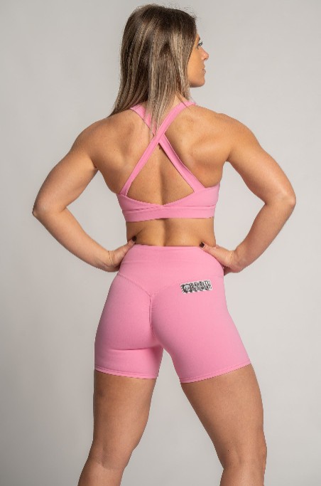 Short femme Kimy rose light - Barbell Regiment — Rose · Taille L