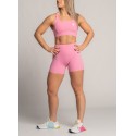 Short femme gym – tissu quick-dry rose light